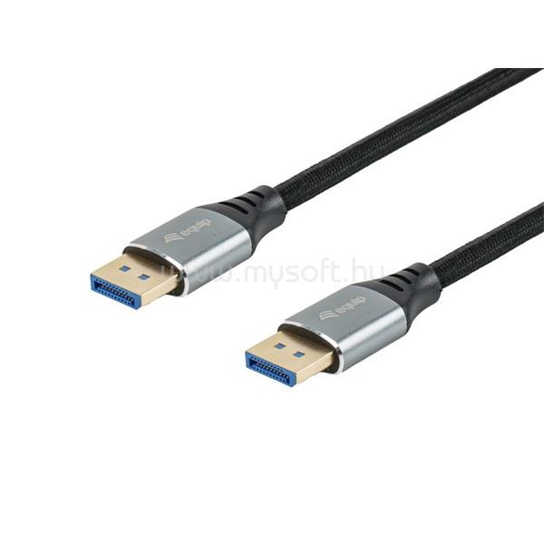 EQUIP Kábel - 119282 (Premium, DisplayPort2.1 kábel, 4K/240Hz, apa/apa, fekete, 2m)