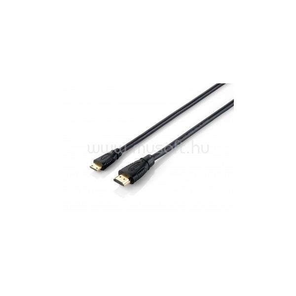 EQUIP Kábel - 119306 (HDMI1.4 - MiniHDMI kábel, apa/apa, 1m)