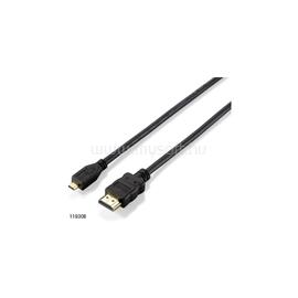 EQUIP Kábel - 119308 (HDMI1.4 - MicroHDMI kábel, apa/apa, 2m) EQUIP_119308 small