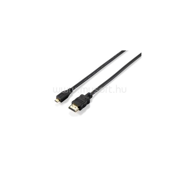 EQUIP Kábel - 119309 (HDMI1.4 - MicroHDMI kábel, apa/apa, 1m)