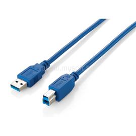 EQUIP Kábel - 128292 (USB3.0, A-B kábel, apa/apa, duplán árnyékolt, 1,8m) EQUIP_128292 small