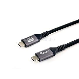 EQUIP Kábel - 128381 (USB4 Gen3, A-A kábel, apa/apa, 8K/60Hz, 40Gbps, PD3.1 240W, 1,2m) EQUIP_128381 small