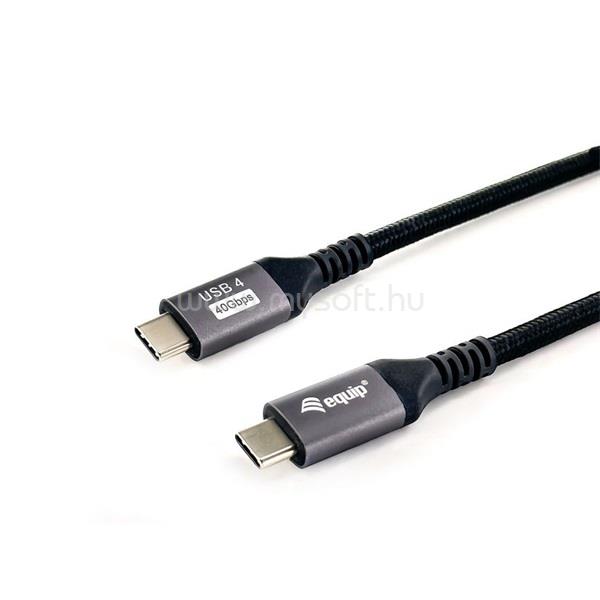 EQUIP Kábel - 128381 (USB4 Gen3, A-A kábel, apa/apa, 8K/60Hz, 40Gbps, PD3.1 240W, 1,2m)