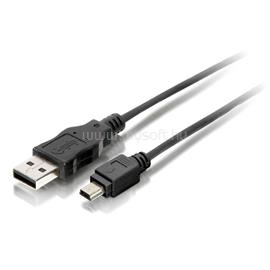 EQUIP Kábel - 128521 (USB2.0, A-mini5P kábel, apa/apa, 1,8m) EQUIP_128521 small