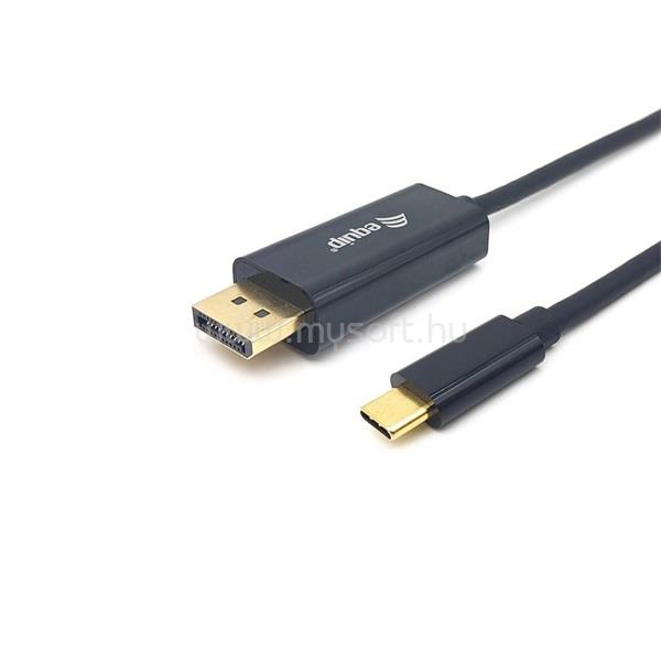 EQUIP Kábel - 133426 (USB-C to DisplayPort, apa/apa, 4K/60Hz, műanyag burkolat, 1m)