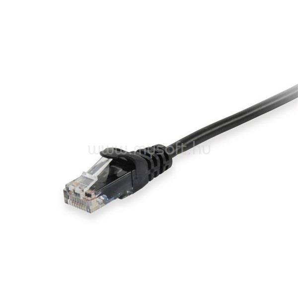 EQUIP Kábel - 603051 (UTP patch kábel, CAT6A, Réz, LSOH, 10Gb/s, fekete, 0,5m)
