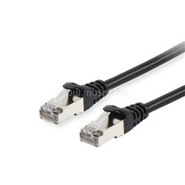 EQUIP Kábel - 606105 (S/FTP patch kábel, CAT6A, LSOH, PoE/PoE+ támogatás, fekete, 3m) EQUIP_606105 small