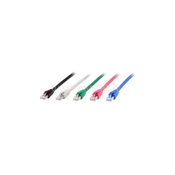 EQUIP Kábel - 608010 (S/FTP patch kábel, CAT8.1, Réz, LSOH, 40Gb/s, szürke, 1m)