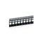 EQUIP Keystone Patch Panel - 769124 (24 port, Cat6, 1U, árnyékolt, fekete) EQUIP_769124 small