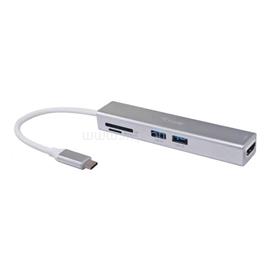 EQUIP Notebook dokkoló - 133480 (Bemenet: USB-C, Kimenet: HDMI/USB3.2 Gen1/TF/MicroSD) EQUIP_133480 small