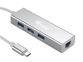 EQUIP Notebook dokkoló - 133481 (Bemenet: USB-C, Kimenet: 3x USB3.0/RJ45(Gigabit)) EQUIP_133481 small