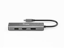 EQUIP Notebook dokkoló - 133485 (Bemenet: USB-C, Kimenet: HDMI/DisplayPort/VGA/USB2.0) EQUIP_133485 small