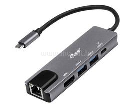 EQUIP Notebook Dokkoló - 133489 (Bemenet: USB-C, Kimenet: USB-C PD:100W/HDMI/2x USB3.2 Gen1) EQUIP_133489 small
