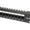 EQUIP Patch panel - 135425 (24 port, Cat6, árnyékolatlan, fekete) EQUIP_135425 small