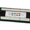 EQUIP Patch panel - 235325 (24 port, Cat5e, 1U, árnyékolatlan, fekete) EQUIP_235325 small