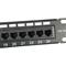 EQUIP Patch panel - 235325 (24 port, Cat5e, 1U, árnyékolatlan, fekete) EQUIP_235325 small