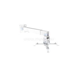 EQUIP Projektor Mennyzeti/Fali konzol - 650703 (dönthető, állítható magasság, Max.:20kg, fehér) EQUIP_650703 small
