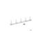 EQUIP Rack Kiegészítő - 327311 (Kábel rendező panel, Gyűrű panel, 1U(19