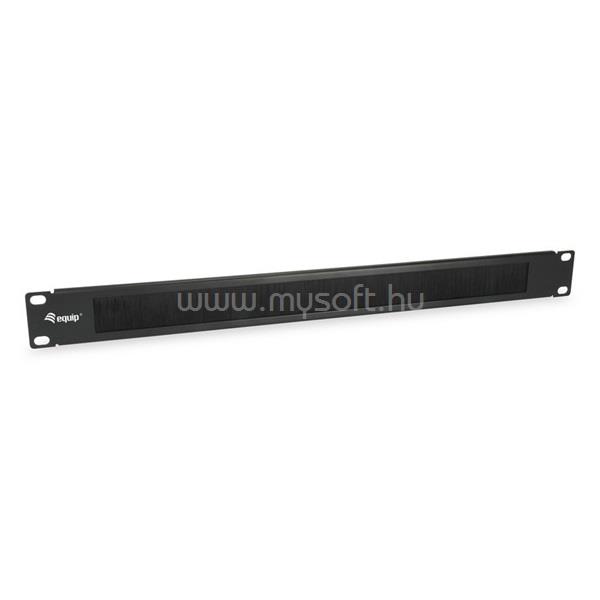 EQUIP Rack Kiegészítő - 327413 ("Brush Panel", Fésű Panel 1U, szürke)