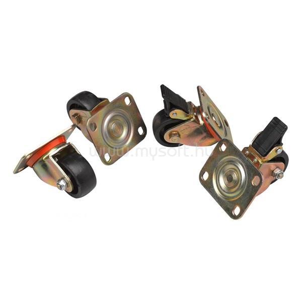 EQUIP Rack szekrény kiegészítő - EZW-2 Castor Wheels for Basic and Dynamix Flex Cabinets