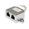 EQUIP RJ45 Elosztó - 127608 (Bemenet: 1x RJ45 8P8C, Kimenet: 2x RJ45 8P4C, árnyékolt) EQUIP_127608 small