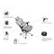 EQUIP Szék - 651052 (Premium, ergonomikus, Max teherbírás: 150kg, fekete/kék) EQUIP_651052 small