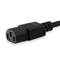 EQUIP Tápkábel - 112101 (PC tápkábel hosszabbító, IEC 320, fekete, 3m) EQUIP_112101 small
