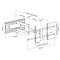 EQUIP TV Fali konzol - 650327 (43