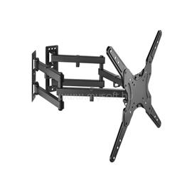 EQUIP TV Fali sarok konzol - 650328 (23"-55", Max.: 45kg, dönthető, forgatható, sarokba szerelhető, fekete) EQUIP_650328 small