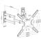 EQUIP TV Fali sarok konzol - 650328 (23