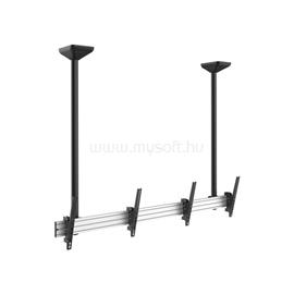 EQUIP TV Mennyezeti konzol - 650373 (45"-55", 2 kijelző, Max.: 100kg, dönthető, fekete) EQUIP_650373 small