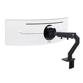 ERGOTRON 45-647-224 HX Desk Monitor Arm for 1000R Displays with HD Pivot (black) 45-647-224 small
