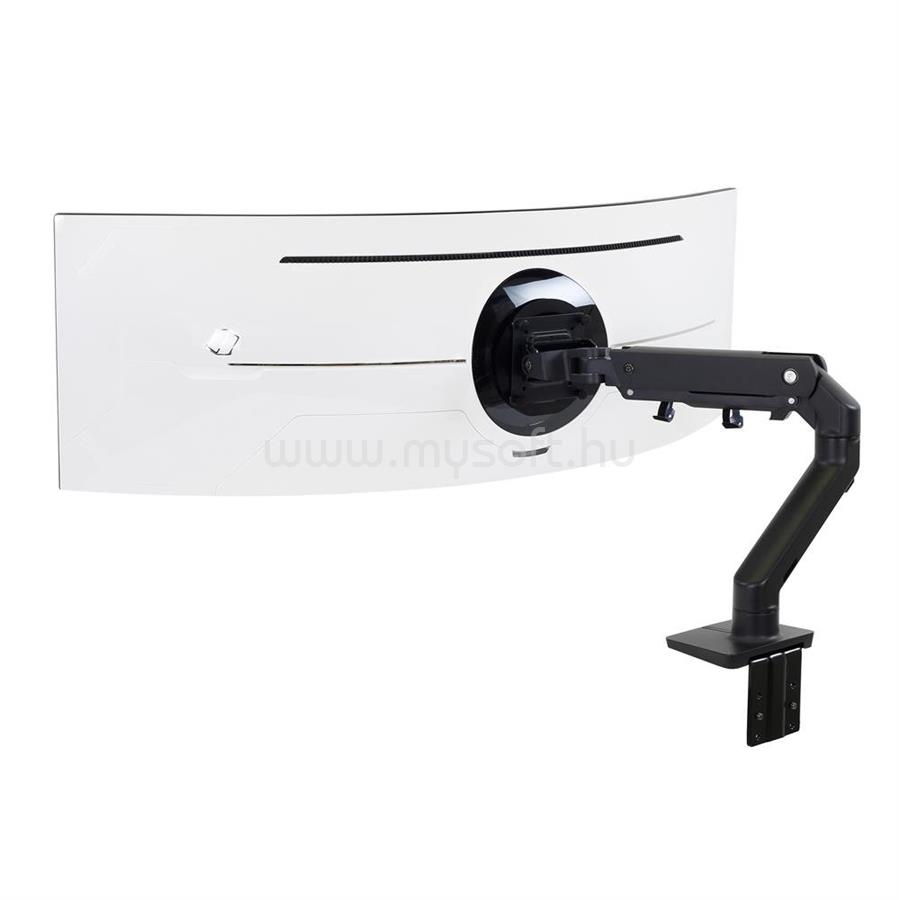 ERGOTRON 45-647-224 HX Desk Monitor Arm for 1000R Displays with HD Pivot (black)