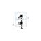 ERGOTRON LX Dual Stacking Arm, Tall Pole (polished aluminum) 45-549-026 small