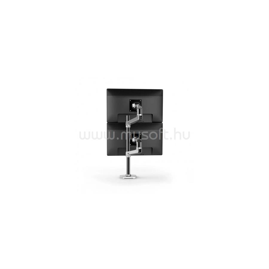 ERGOTRON LX Dual Stacking Arm, Tall Pole (polished aluminum)