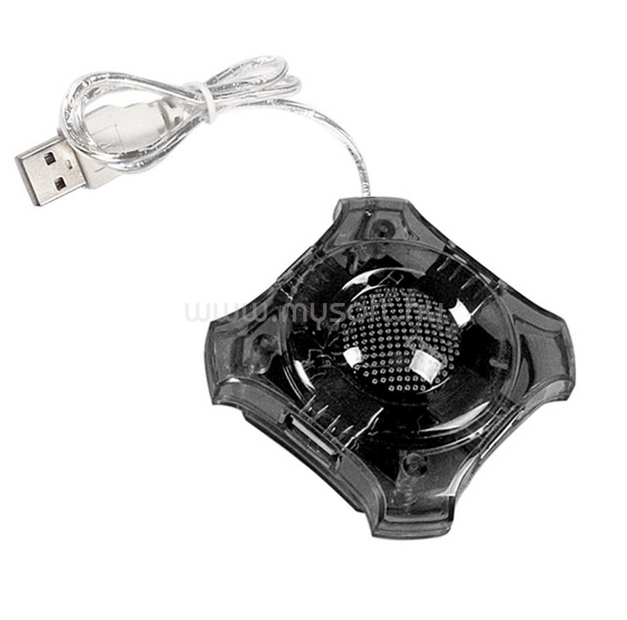 ESPERANZA 4-portos HUB USB2.0 (fekete)