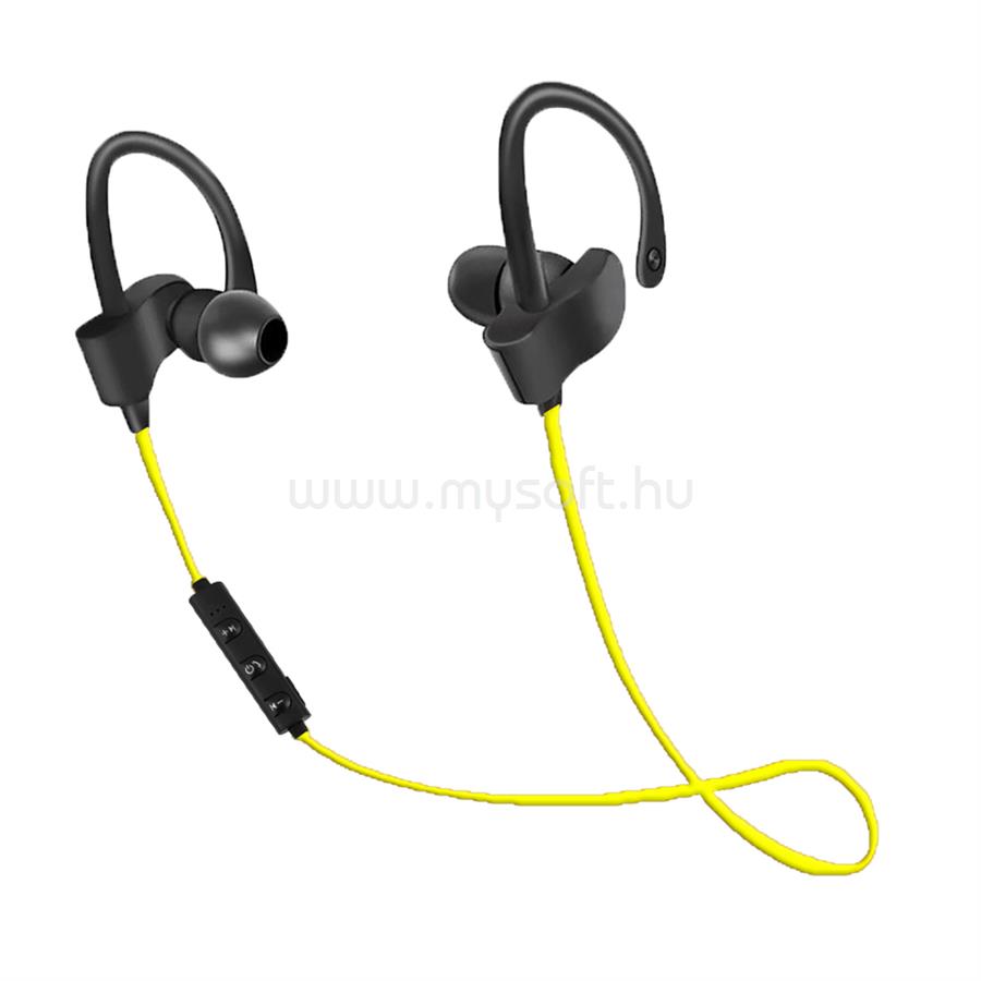 ESPERANZA Bluetooth mikrofonos sport fülhallgató (sárga)