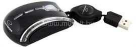 ESPERANZA CELANEO 3D OPTIKAI VEZETÉKES EGÉR USB BEHÚZHATÓ KÁBELLEL (FEKETE) ESPERANZA_EM109K small