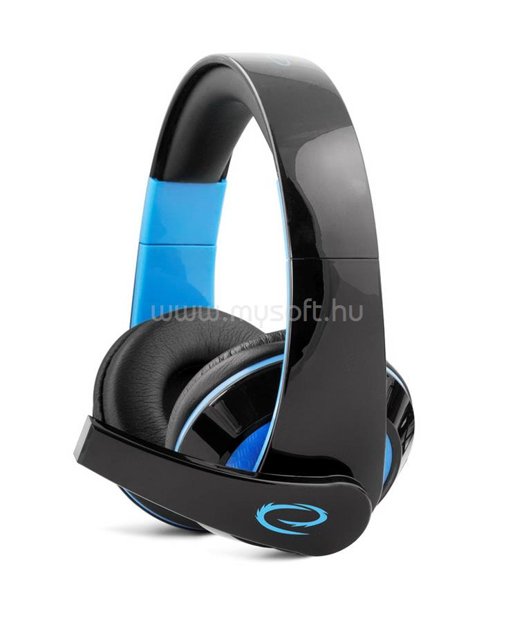 ESPERANZA Condor gamer sztereó headset (kék)