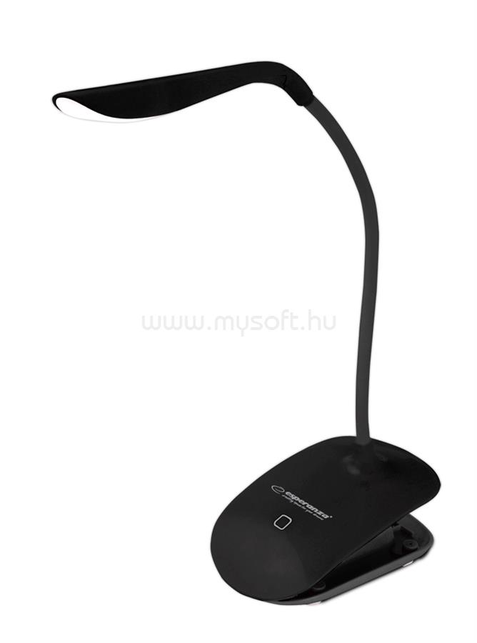 ESPERANZA Deneb asztali lámpa (fekete)