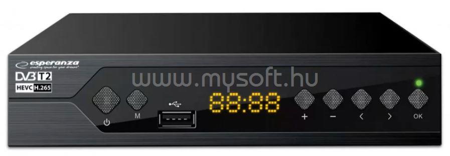 ESPERANZA digitális tuner dvb-t2 h.265 / hevc EV107R
