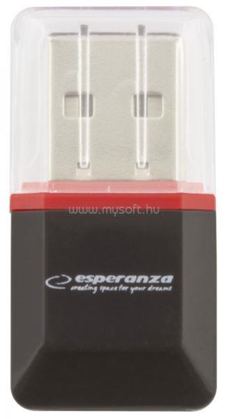 ESPERANZA EA134K MicroSD USB 2.0 kártyaolvasó (fekete)