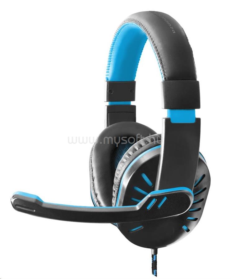 ESPERANZA EGH330B CROW vezetékes gamer headset (fekete-kék)