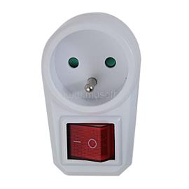 ESPERANZA elektromos aljzatelosztó 1 aljzatos kapcsoló fehér ESPERANZA_ELK301W small