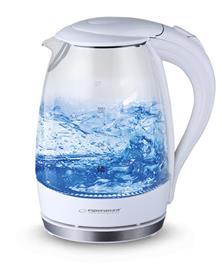 ESPERANZA ELEKTROMOS VÍZFORRALÓ SALTO ANGEL 1.7 L ÜVEG FEHÉR LED VILÁGÍTÁSSAL ESPERANZA_EKK011W small