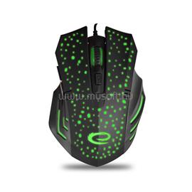ESPERANZA Galaxy USB Type-C gamer vezetékes egér (fekete-zöld) ESPERANZA_EGM212 small