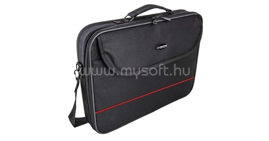 ESPERANZA KLASSZIKUS 15.6" NOTEBOOK TÁSKA (FEKETE-PIROS)
