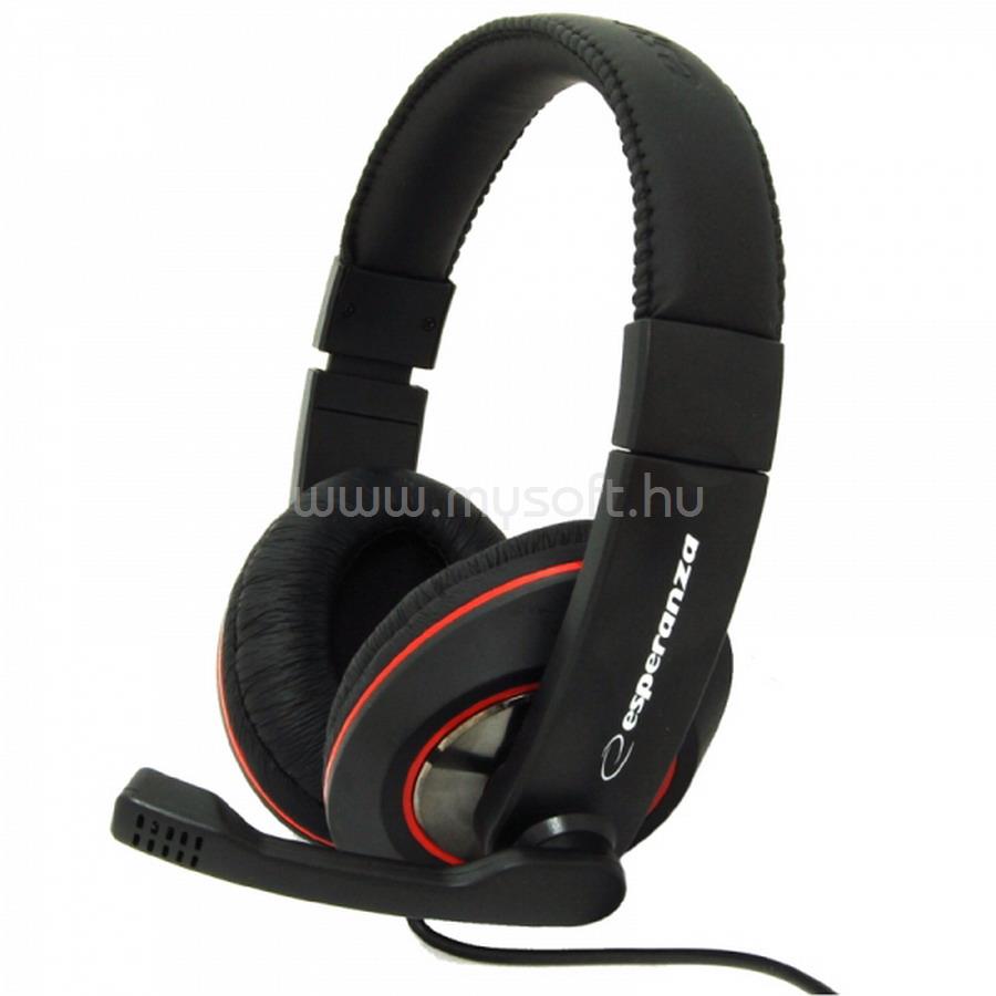 ESPERANZA Sonata sztereó vezetékes headset (fekete)