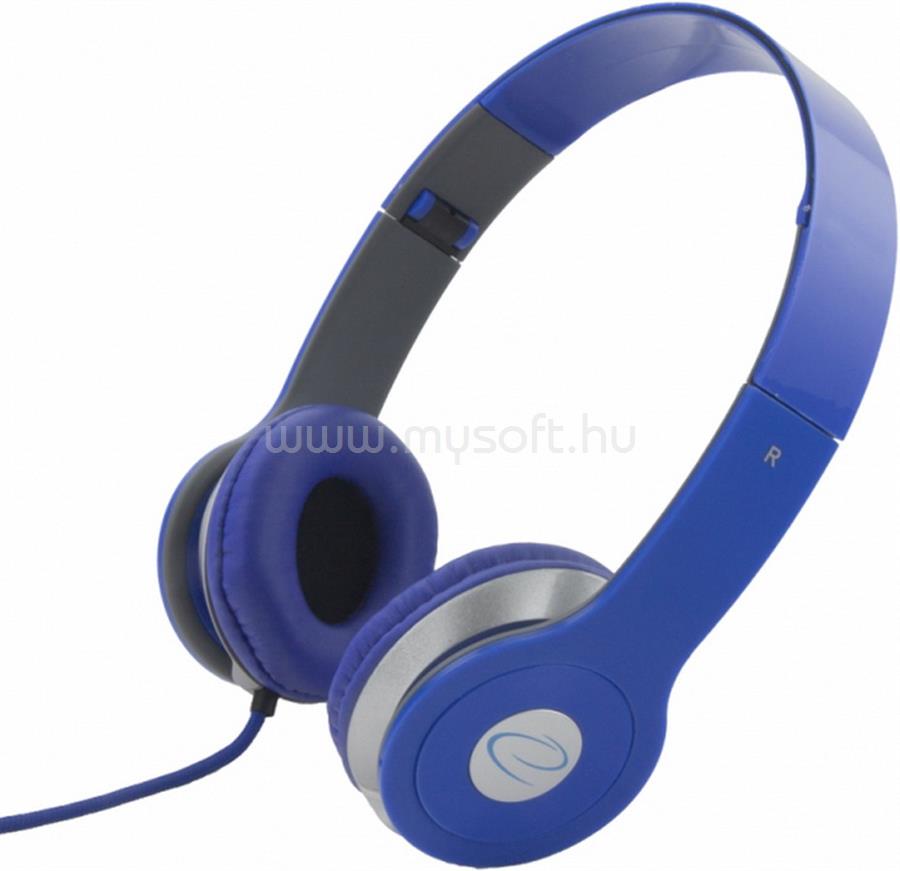ESPERANZA TECHNO sztereó vezetékes fejhallgató (kék)