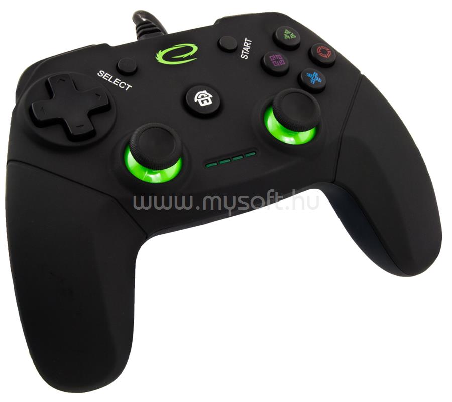 ESPERANZA Vanquisher USB vezetékes PC/PS3 gamepad (fekete)